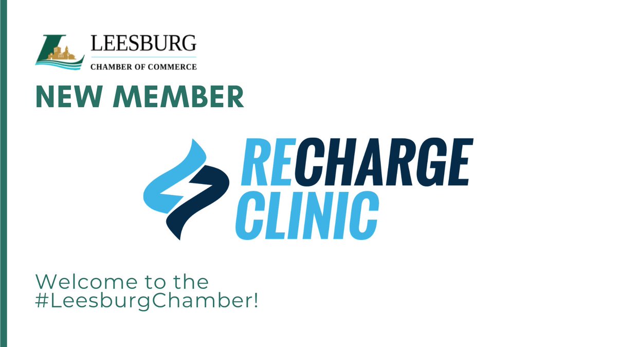 Join us in welcoming <a href="/RechargeClinic/">Recharge Clinic</a> to the #LeesburgChamber!⁠
⁠
"We treat patients with a variety of innovative medical treatments. We want our patients to be and feel optimized at all times. We want to “Recharge” everyone!"

Learn more: rechargeocalaclinic.com