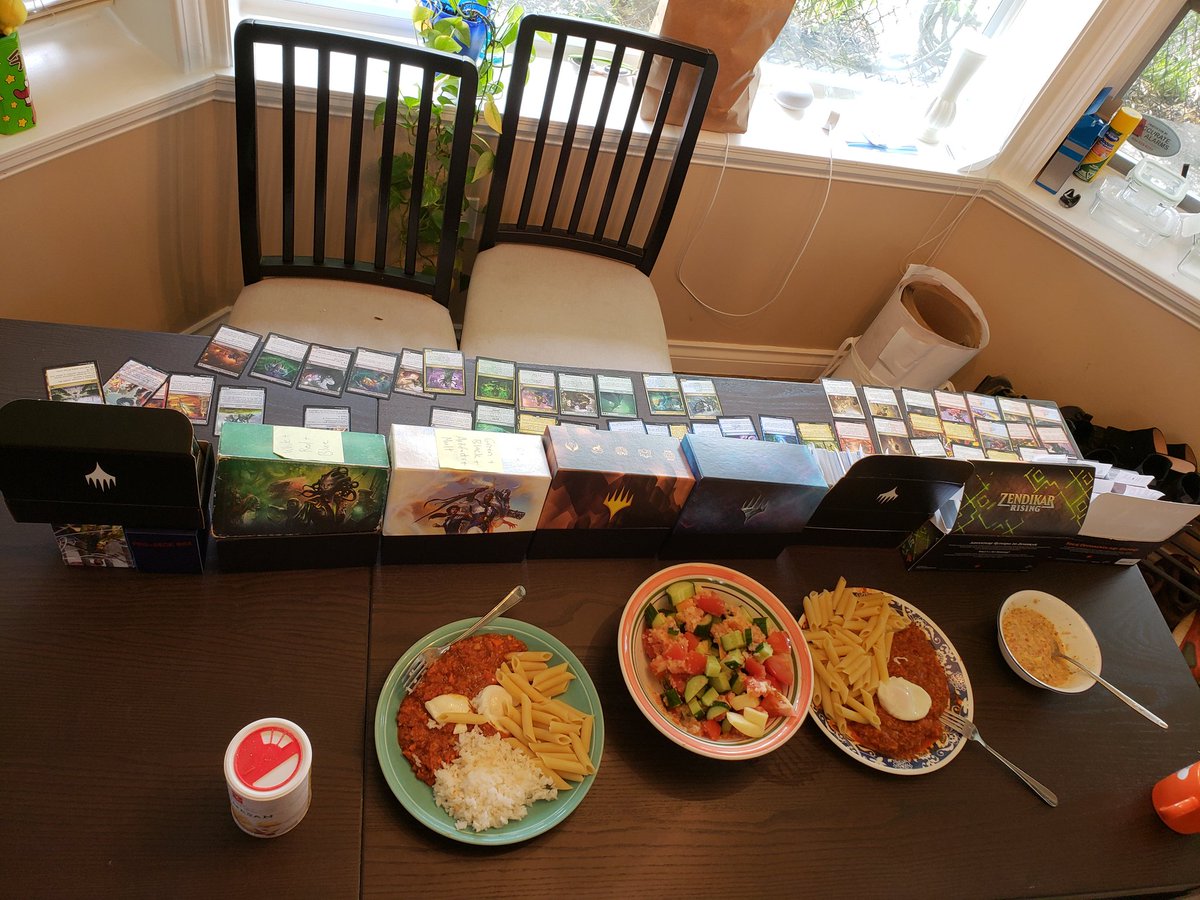 When your part way through constructing your limited deck but its lunch time. Gotta protect those cards!
#MTG #MTGStrixhaven #MagicTheGathering