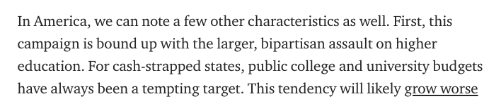 8) I wonder if  @JeffreyASachs understands that the University of New Hampshire has done staff trainings where they taught the role of white employees was to "shut up" and accept this ideology without questioning it, and if they do question it, that's proof they're racist.