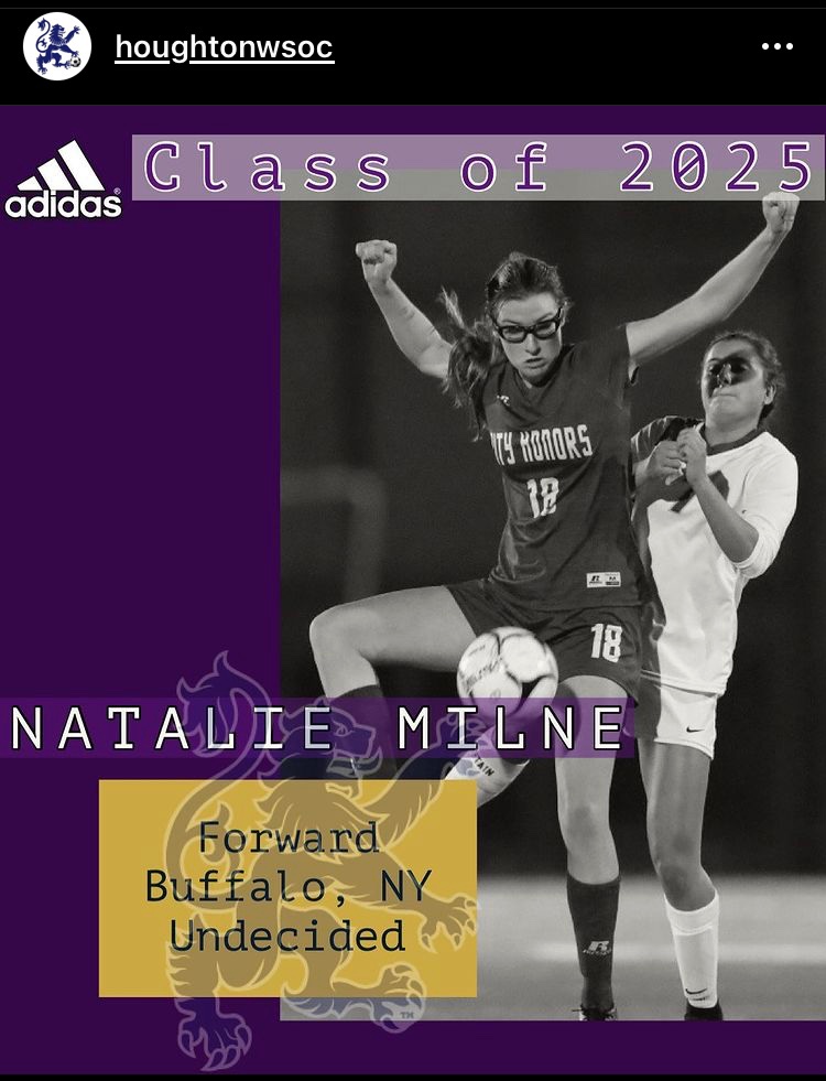 Looking good <a href="/natmilne59/">natalie</a>! 💜 We will miss you but look forward to watching you fill the back of the net @HCHighlanders! @cityhonors <a href="/Empire8/">Empire 8</a>
