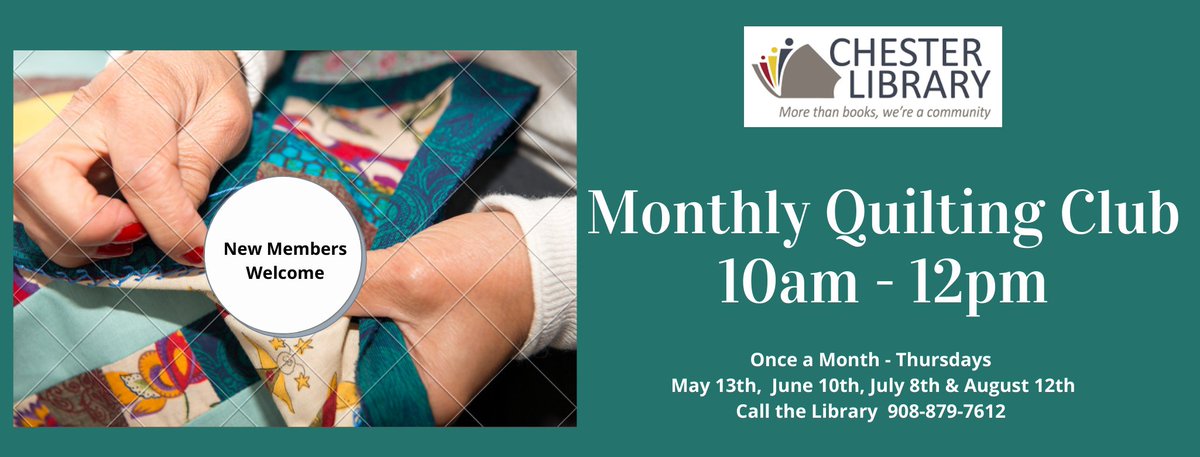 ChesterLibrary's tweet image. 