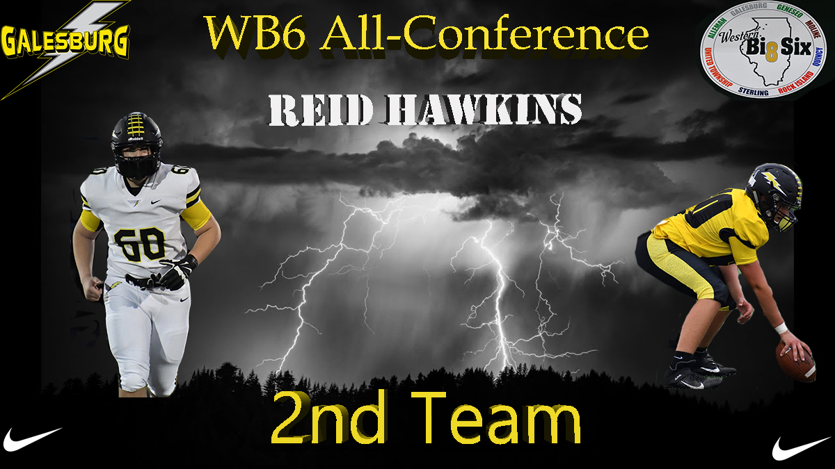 GalesburgFball's tweet photo. ⚡️2021 WB6 All-Conference 2nd Team⚡️
Sr #60 OL @ReidHawkins9 
Sr #3 DB @SpinksRockyen22 
Jr #87 TE @The_Aaron_Carl 
Jr #54 DL @JeremiahEMorri4 https://t.co/TgpnzGRmeU
