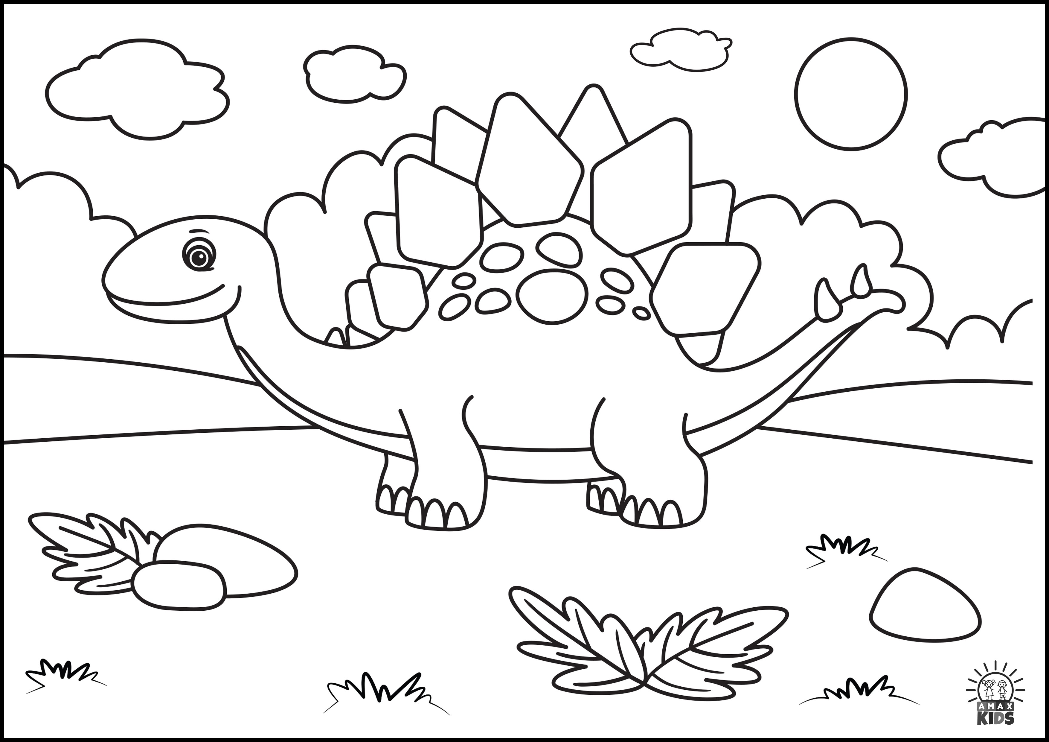 Стегозавр задания для детей