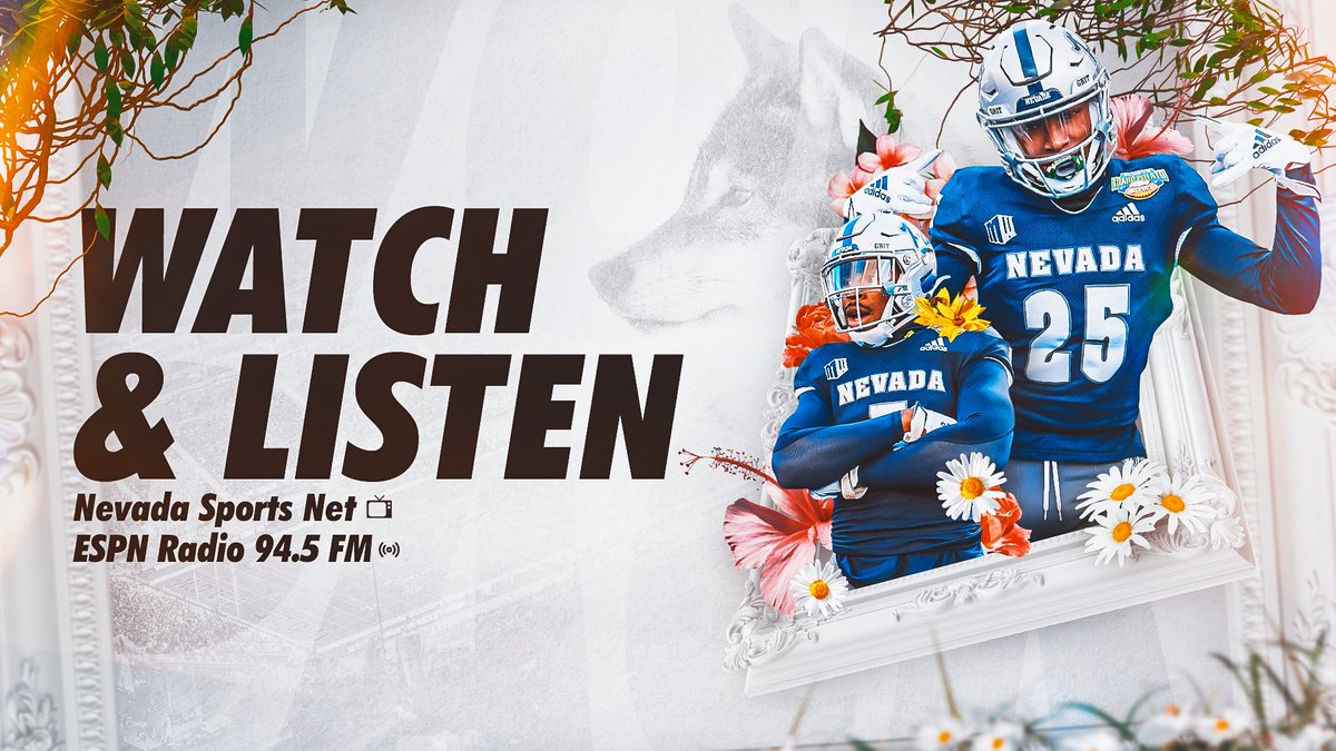 NevadaFootball's tweet photo. Miss out on tickets for the spring game? No worries! Know where you can tune in to catch all the action this Saturday at noon.

📺  @NevadaSportsNet 
💻  https://t.co/bkQCBVl4cO
📻  ESPN 94.5 FM

#BattleBorn // #NevadaGrit https://t.co/3Gp38reOOg