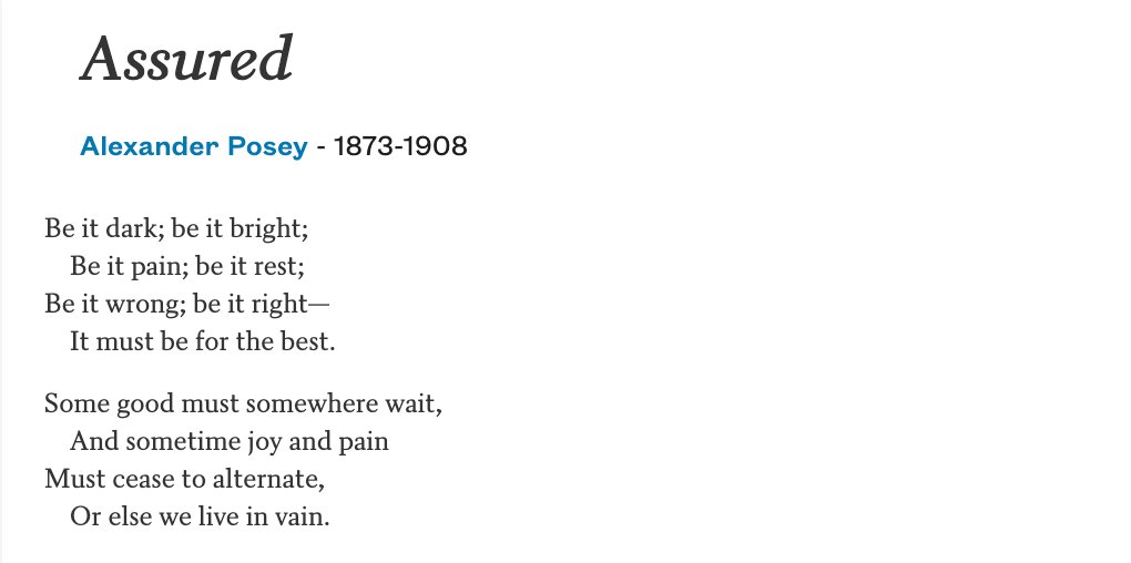 poets.org/poem/assured

#NationalPoetryMonth