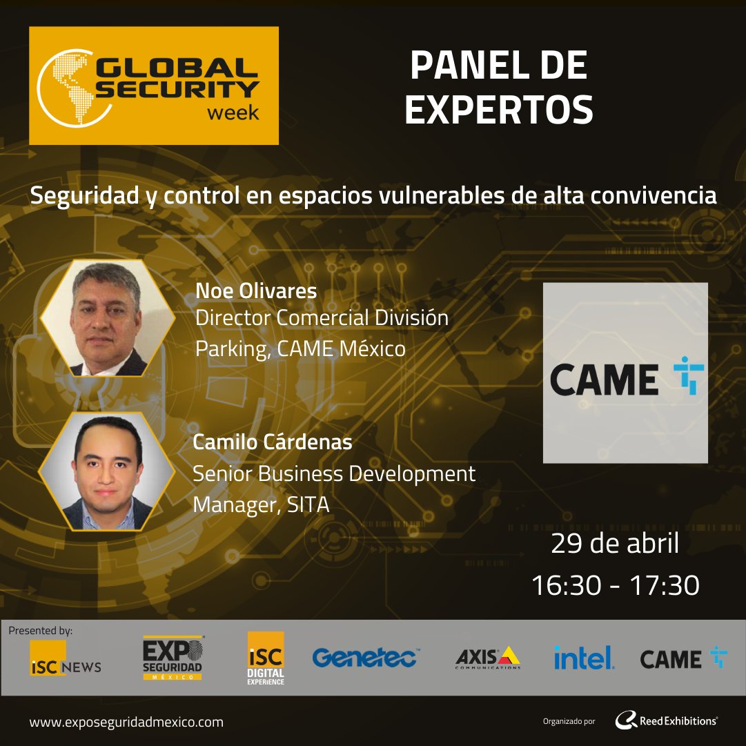 Uno de los requerimientos más importantes para las aglomeraciones es la seguridad y el control de las personas. Aprende más sobre este tema con los expertos Noe Olivares y Camilo Cárdenas panelistas de nuestro Global Security Week dando clcik aquí 👉t.ly/80no