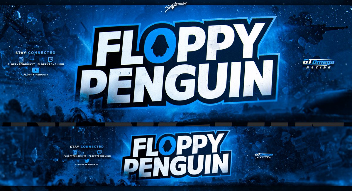 Armsy's tweet image. Twitter Header &amp;amp; YouTube Banner for @FloppyPenguinYT 🐧

See my work here: armsy.co.uk

Likes &amp;amp; RTs are appreciated!💚