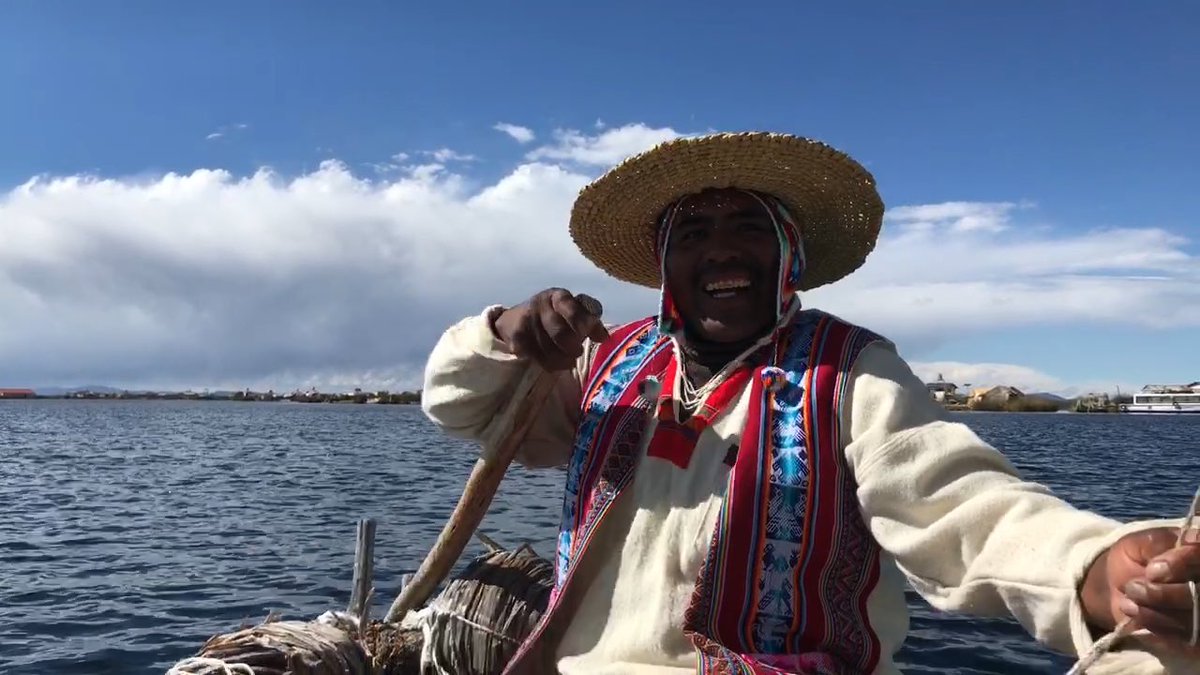 evelienh's tweet image. Well this was amazing, a virtual trip of Lake Titicaca and the floating islands. I just can’t wait to pack my bags again and travel but in the meantime we have @heygolive #IWentInMyPJs