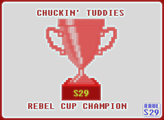 RBULH2H's tweet photo. Congrats to our Season 29 Champions!🏆🏆🏆🏆 https://t.co/Mtm8TKgD7P