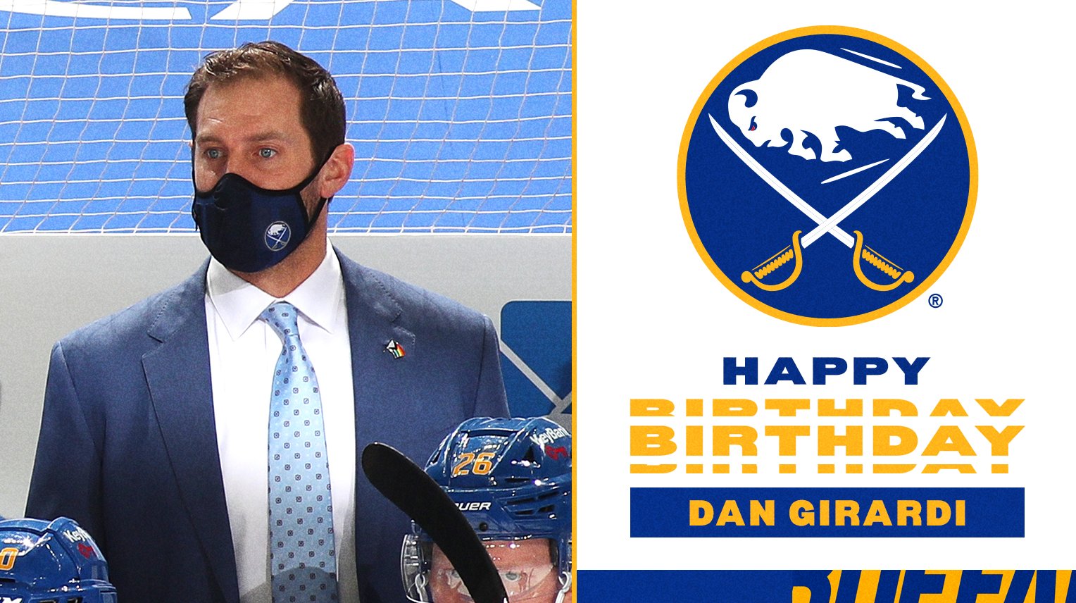Happy birthday to interim assistant coach Dan Girardi! 