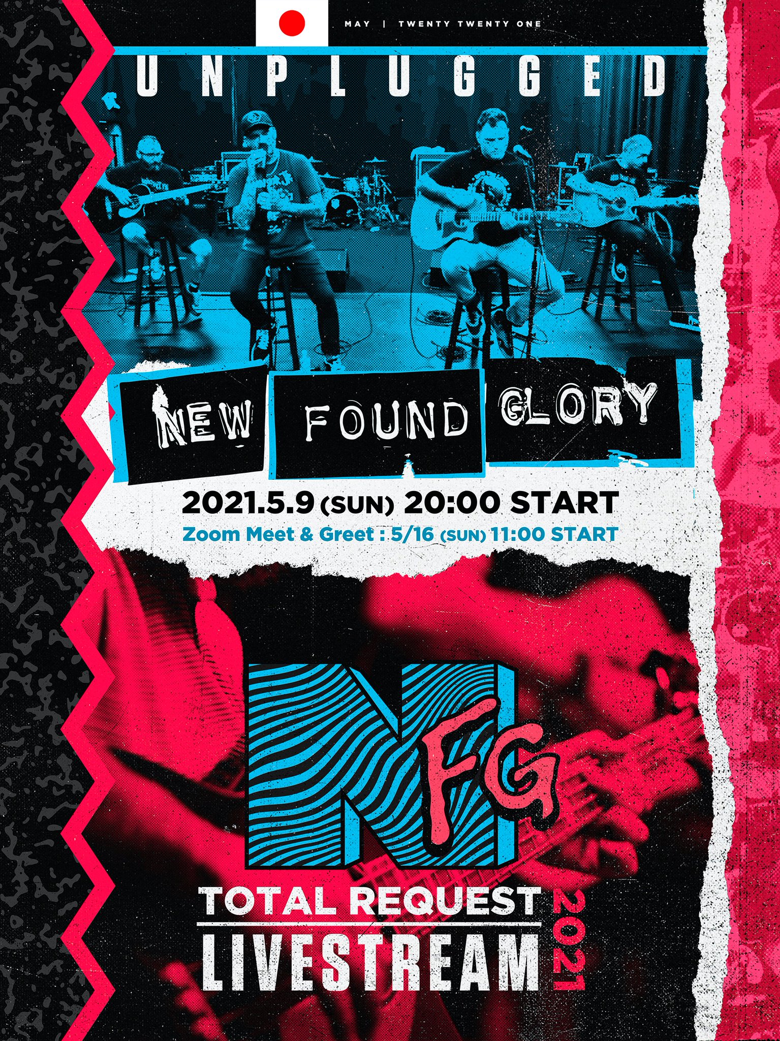 New Found Glory 日本のみんな 僕達のlivestreamをみんなの視聴しやすい時間に設定して Meet Greetも参加しやすい時間に変更して 物販も安心して買えるように設定してもらったから 是非チェックしてみてくれ 今回のliveは僕達 New Found Glory 日本のみんな 僕達のlivestreamをみんなの視聴しやすい時間に設定して Meet Greetも参加しやすい時間に変更して 物販も安心して買えるように設定してもらったから 是非チェックしてみてくれ 今回のliveは僕達