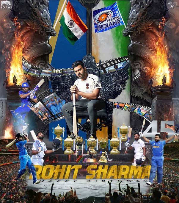 Rohit Sharma’s Birthday Celebration | HappyBday.to