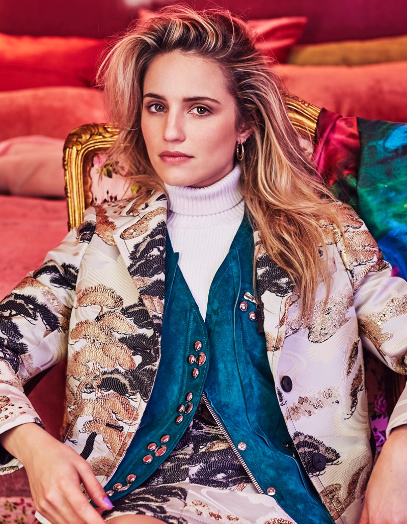 Happy birthday to the delightful Dianna Agron Photographed by Rachell Smith. 