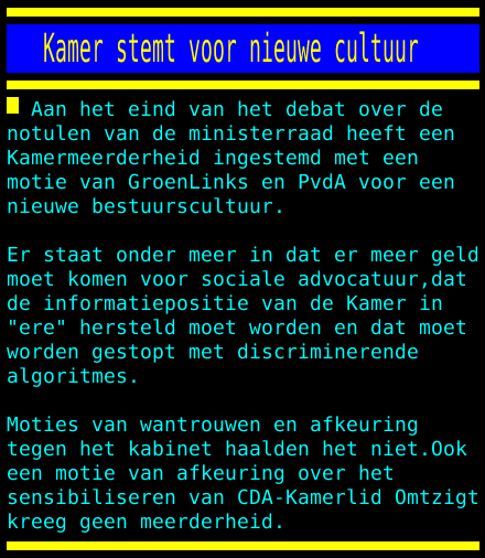 Kabinetsformatie2021