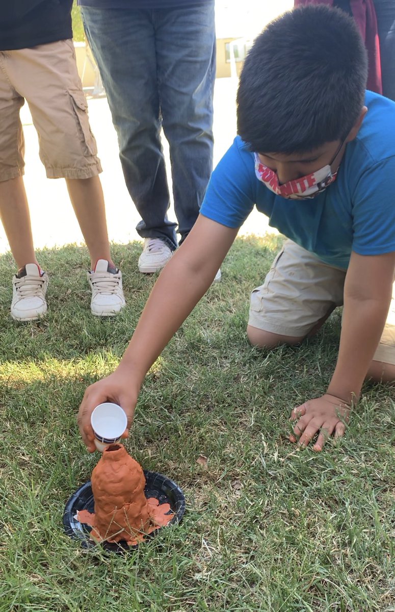 THE FLOOR IS LAVA! Today we had some fun and celebrated the end of testing. They took this very seriously as they dodge the lava to get to their next challenge. And of course we had to make volcanoes. #Iteach4th #wearecrane