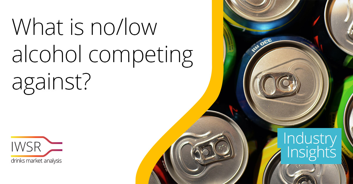 No/low alcohol brands are able to compete in spaces unavailable to traditional strength alcohol. Read more - bit.ly/3sabfXG
