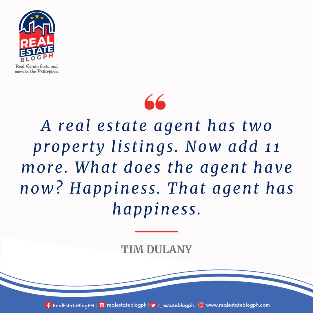 Real Estate Blog PH on Twitter ""A real estate agent has two property