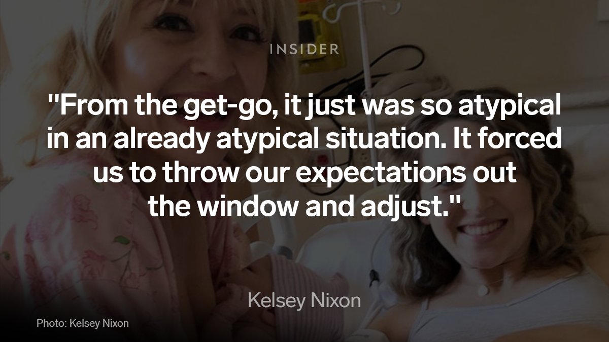 Kelsey Nixon had planned to welcome her third child late last March with the help of Megan Blackhurst, her gestational surrogate.As the pandemic worsened, the families decided to switch from a hospital birth to one at home so that everyone could attend. https://www.insider.com/pandemic-babies-turn-one-moms-reflect-year-challenges-2021-4