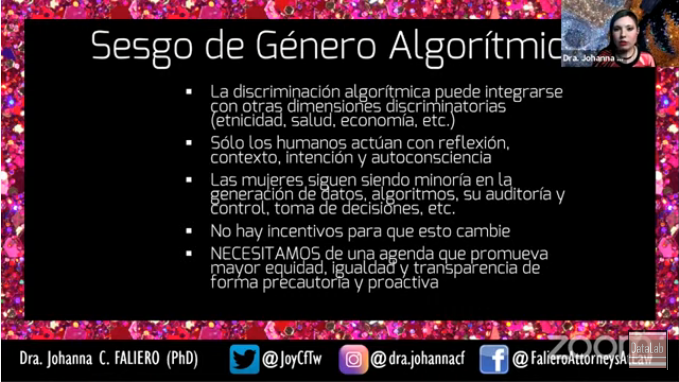 LuciaFernndezR2's tweet photo. #sesgo de #género algorítmico
@JoyCfTw sobre generación de perfiles basados en datos de género y relacionados como práctica abusiva
#parametrización #daños #tratamiento #datospersonales #datos #género #datosensible
qué opinarán @7Garin y @anfibia_azul por estos lares? 🤓 https://t.co/nM6n3R9tLg