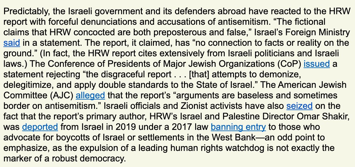 Indeed, there is no way to describe the responses by American Jewish groups, not to mention the Israeli government with terms other than embarrassing and intellectually inadequate.