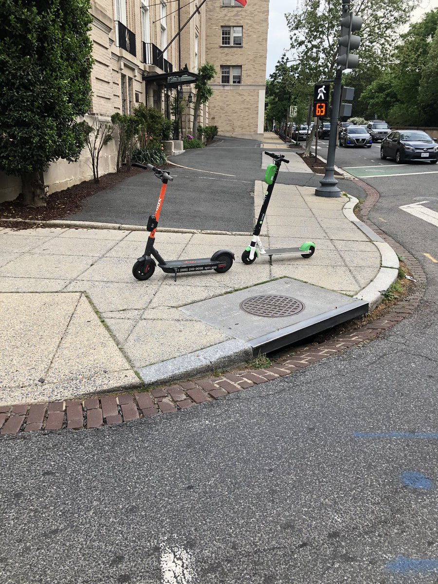 This is blocking half of a DC sidewalk. Why do we let tech billionaires profit off our public spaces?