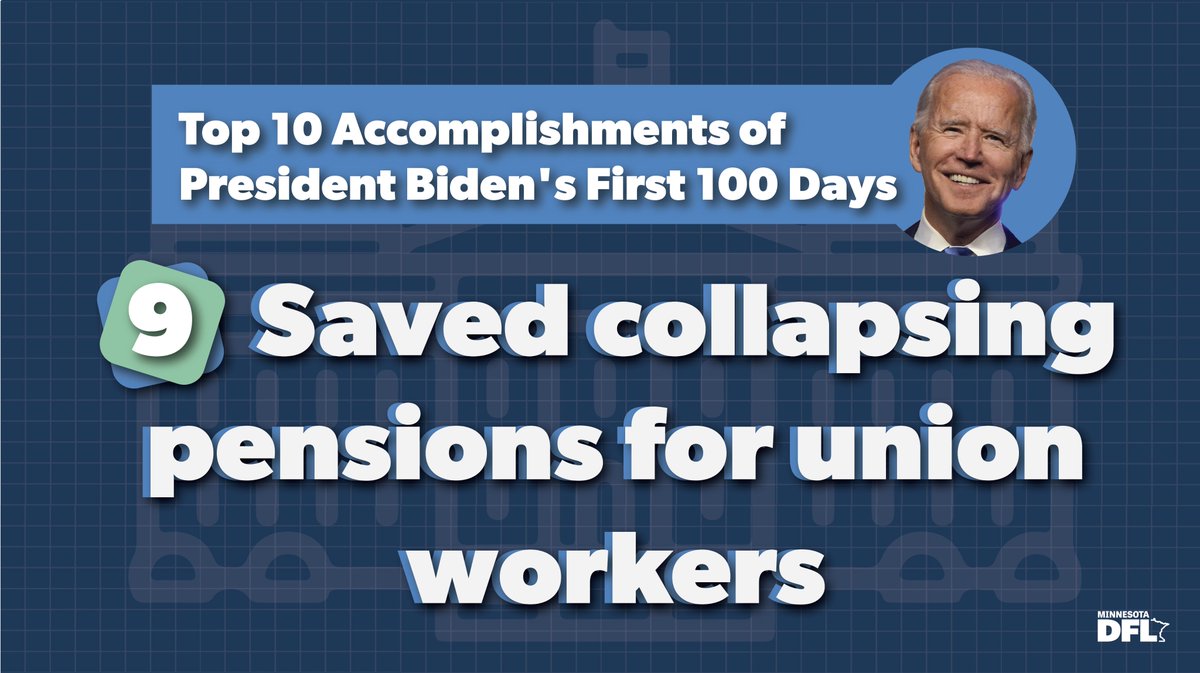 #9 Saving Collapsing PensionsBefore an $86 million infusion via the American Rescue Plan, private pension funds representing the retirement plans of millions of union workers were on the brink. Now millions of families can rest easy knowing their retirement is secure.