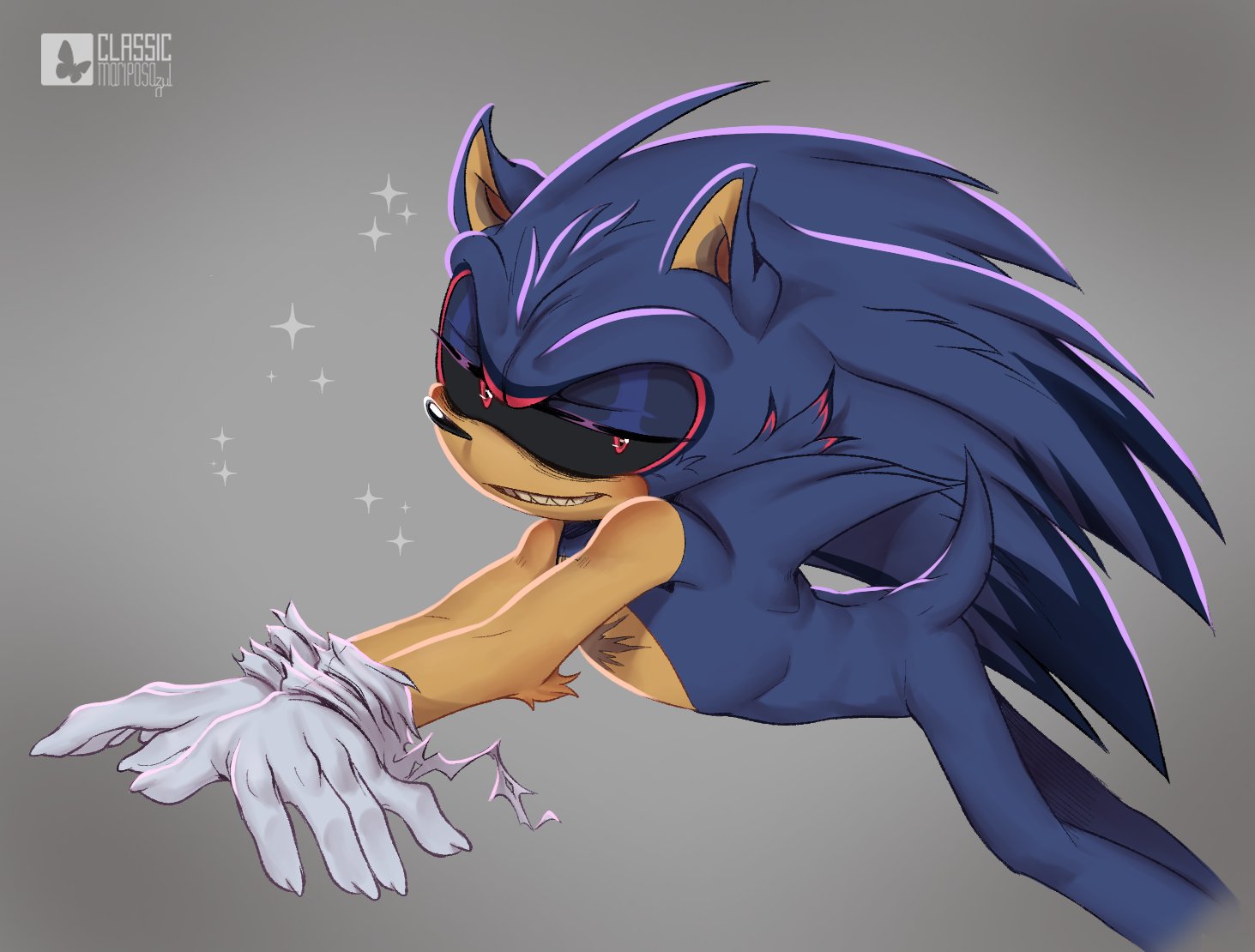 Dark Spine Sonic Fan Art by KenzaiPhx on Newgrounds