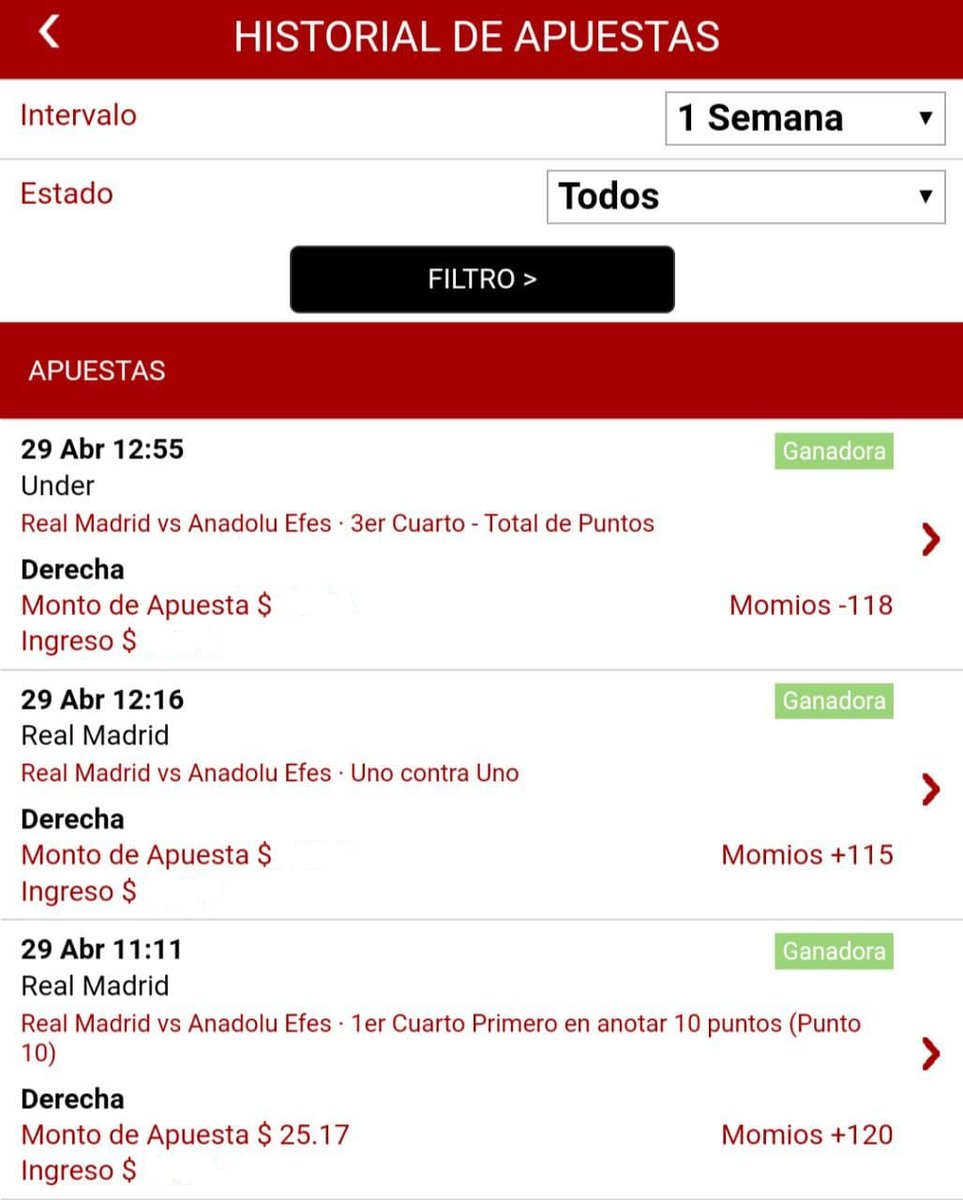 ale_picks's tweet photo. Que gran día para seguir a #TeamMiklo reyes del basket europeo. #Euroleague #RealMadrid VS #Anadolu
Gran lectura de partido por parte de #TheProgrammer
Al #MikloStyle momios positivos.
Que esperas para ser parte del mejor Team en México. https://t.co/UjraWMZp8N