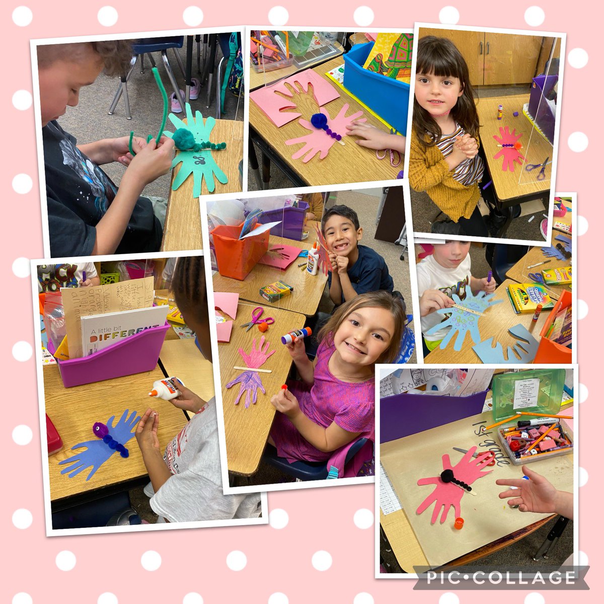 Mrs. Porter’s 1st graders learned about how engineers can make lots of things, even robotic bugs, at Timbers U today. We decided to be butterfly engineers. <a href="/HumbleISD/">Humble ISD</a> @MrsPorter_TE <a href="/HumbleISD_TE/">Timbers Elementary</a> <a href="/HumbleISD_ADV/">Humble ISD Advanced Learning</a> #TEinspires