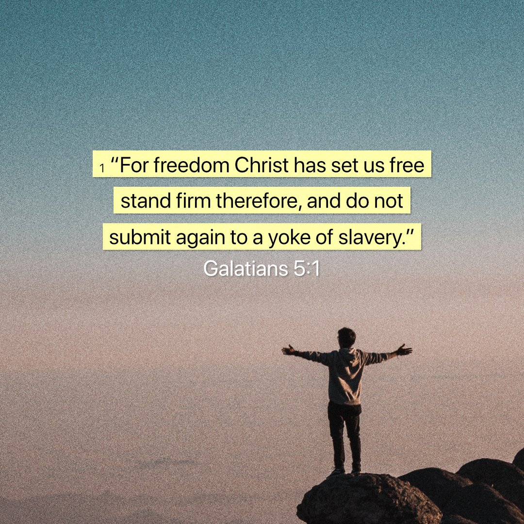 WALK Church on Twitter "CHRIST HAS SET US FREE 🙌 “For freedom Christ has set us free; stand