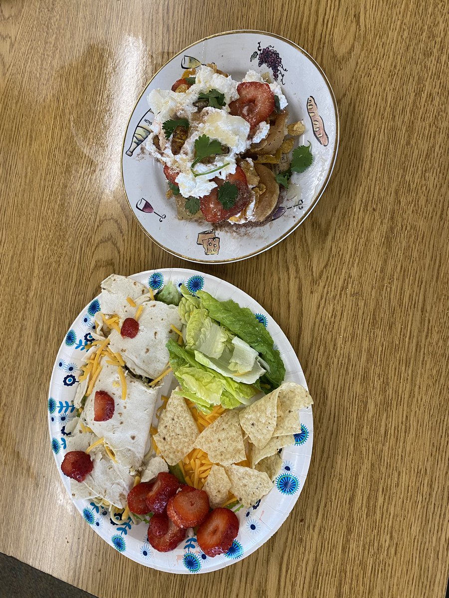 as measuring as they cooked. They practiced persuasive writing as they wrote descriptions of their dishes to encourage the faculty judges to try their dish! They also researched the impact of bugs as a source of protein in other countries. It was a fun &amp; engaging day in 4th grade