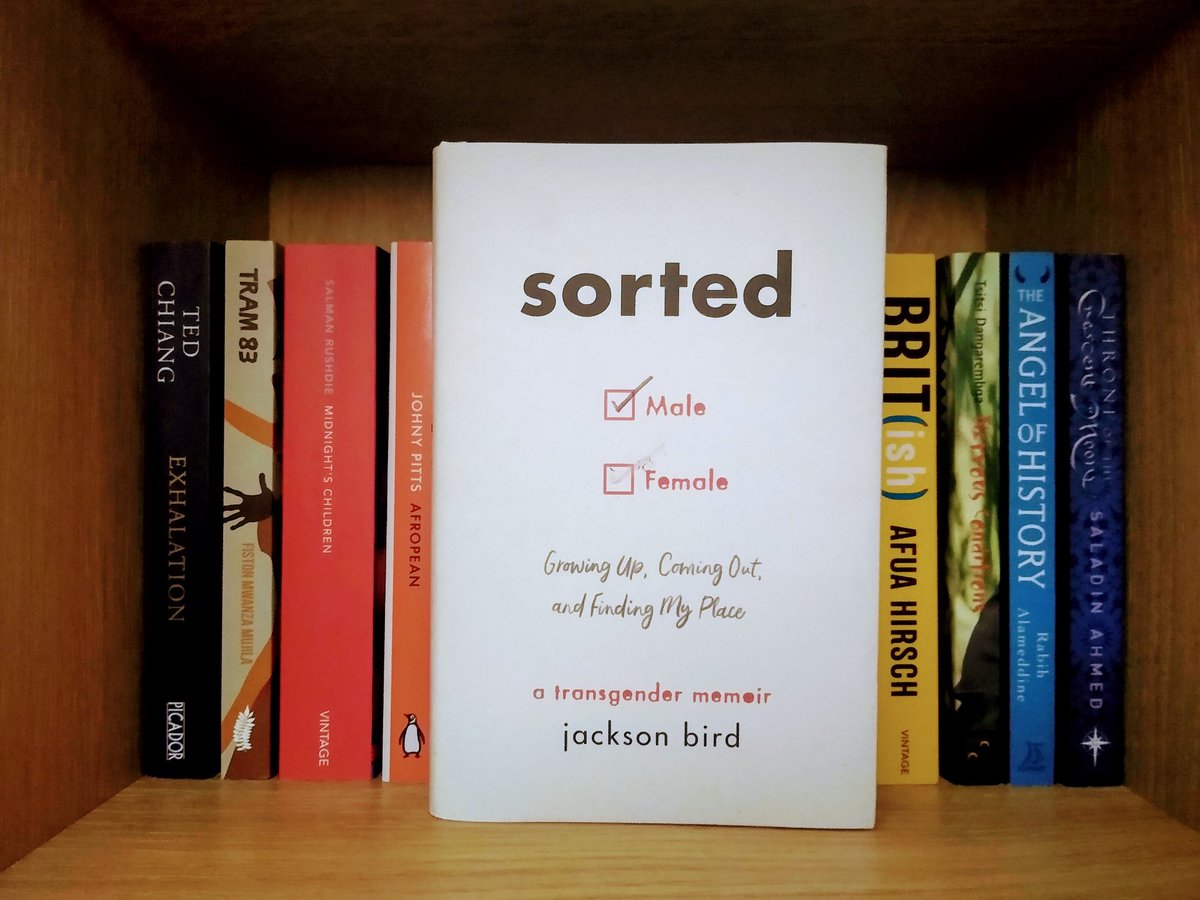 Another memoir: "Sorted: Growing Up, Coming Out and Finding My Place", by Jackson Bird. Jackson already had a reputation as a prominent YouTuber when he came out as a trans man; his book combines an honest account of his experiences with explanations of key trans rights issues.