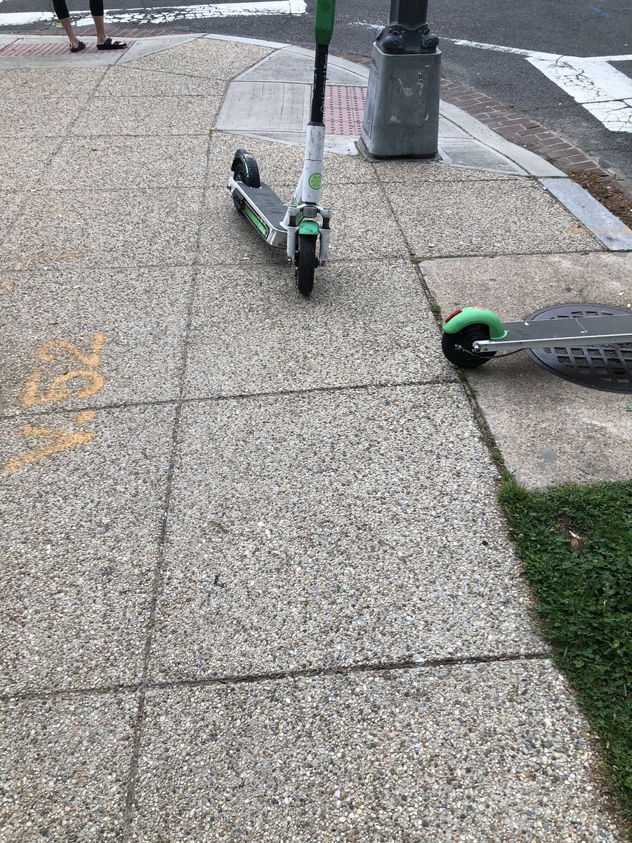 This is blocking half of a DC sidewalk. Why do we let tech billionaires profit off our public spaces?