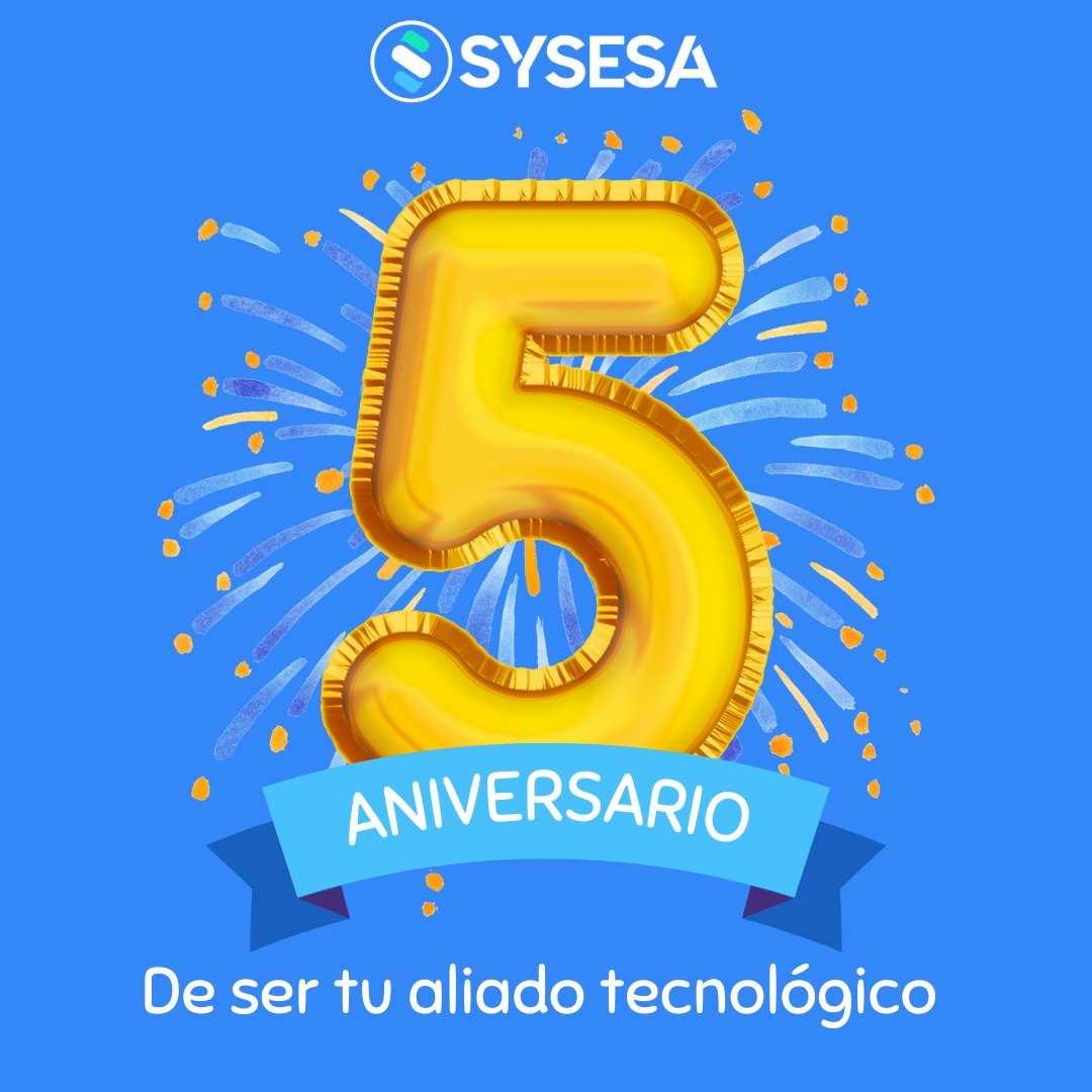 sysesaIT's tweet photo. 5 Años siendo tu aliado tecnológico. #aniversario #edición #seguridad #noticias #cybersecurity #sysesa #diseñografico #ingenieria #ciberseguridad https://t.co/La4Ghzypal