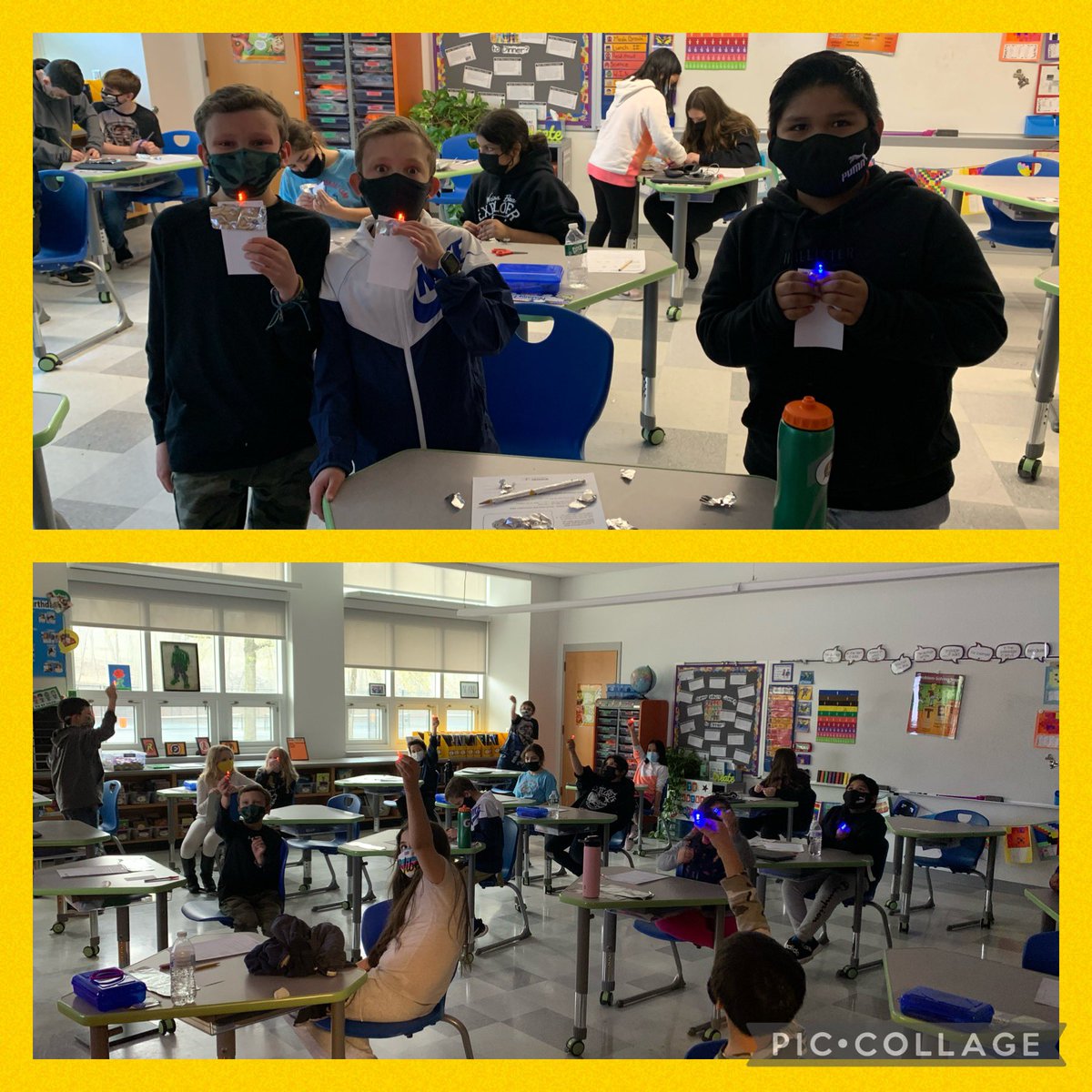 Today we started to explore electricity!  💡 Students designed and constructed flashlights!