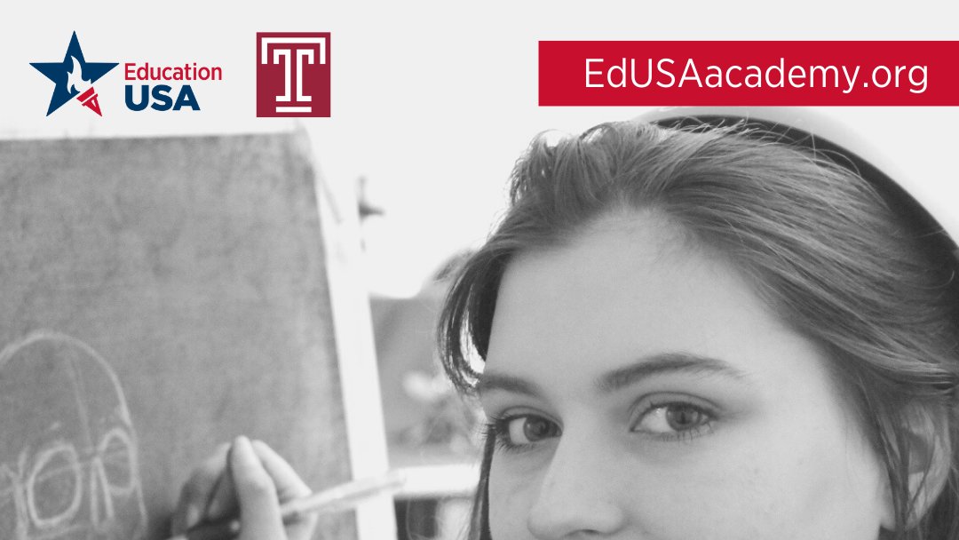What does EducationUSA Academy at Temple University look like? You’ll have the chance to virtually connect with students from the U.S. and around the world. This college prep program combines academics and virtual campus tours for an amazing experience. → bit.ly/3908vTS