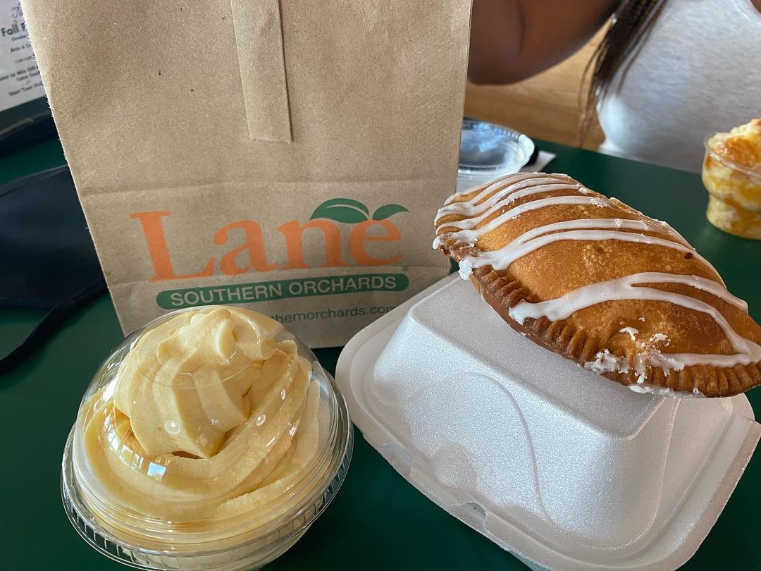 In a hurry? Take your treats to go! #LaneSouthernOrchards 🍑 😋 @ExploreGeorgia @GaFarmBureau 📷ig: garciafoodtravels