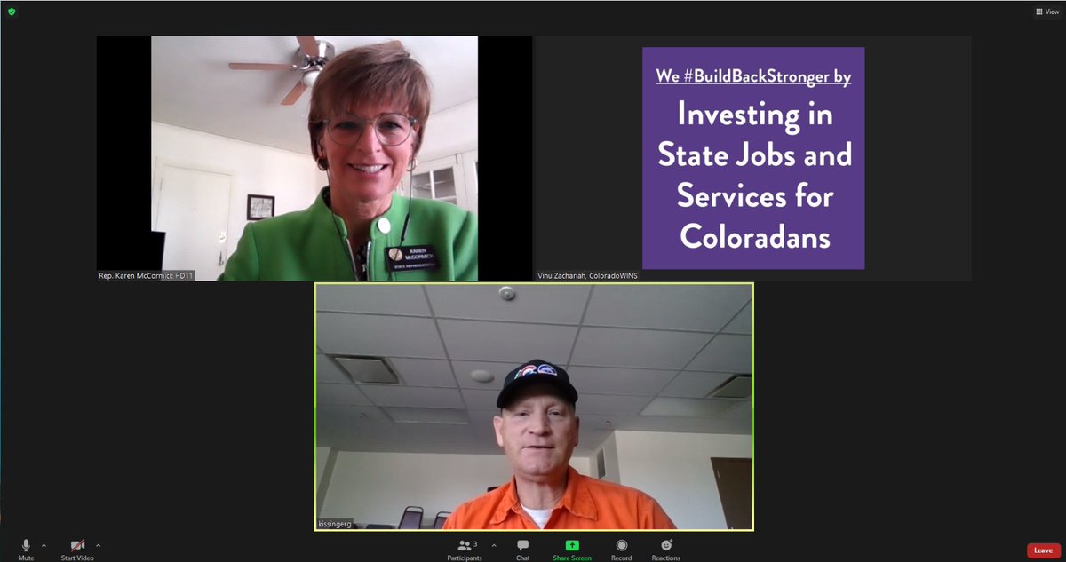 COWINS_union's tweet photo. We just met with @McCormickForCO to discuss investing in state jobs and supporting strong public services! Thanks for your support Rep. McCormick! #WeMakeColoradoRun https://t.co/6MTaBiT162