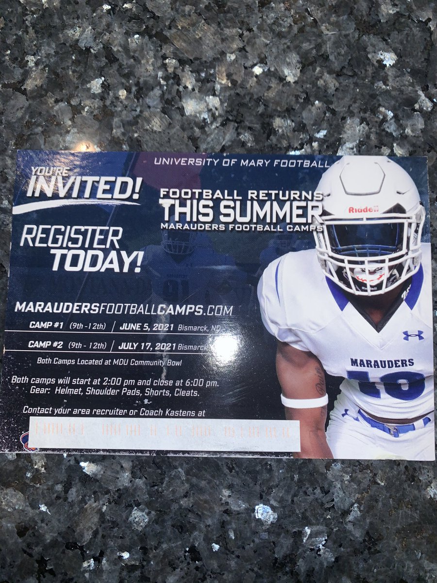 Thanks <a href="/CoachGallatin/">Jared Gallatin</a> for the camp invite, I’m ready to compete!