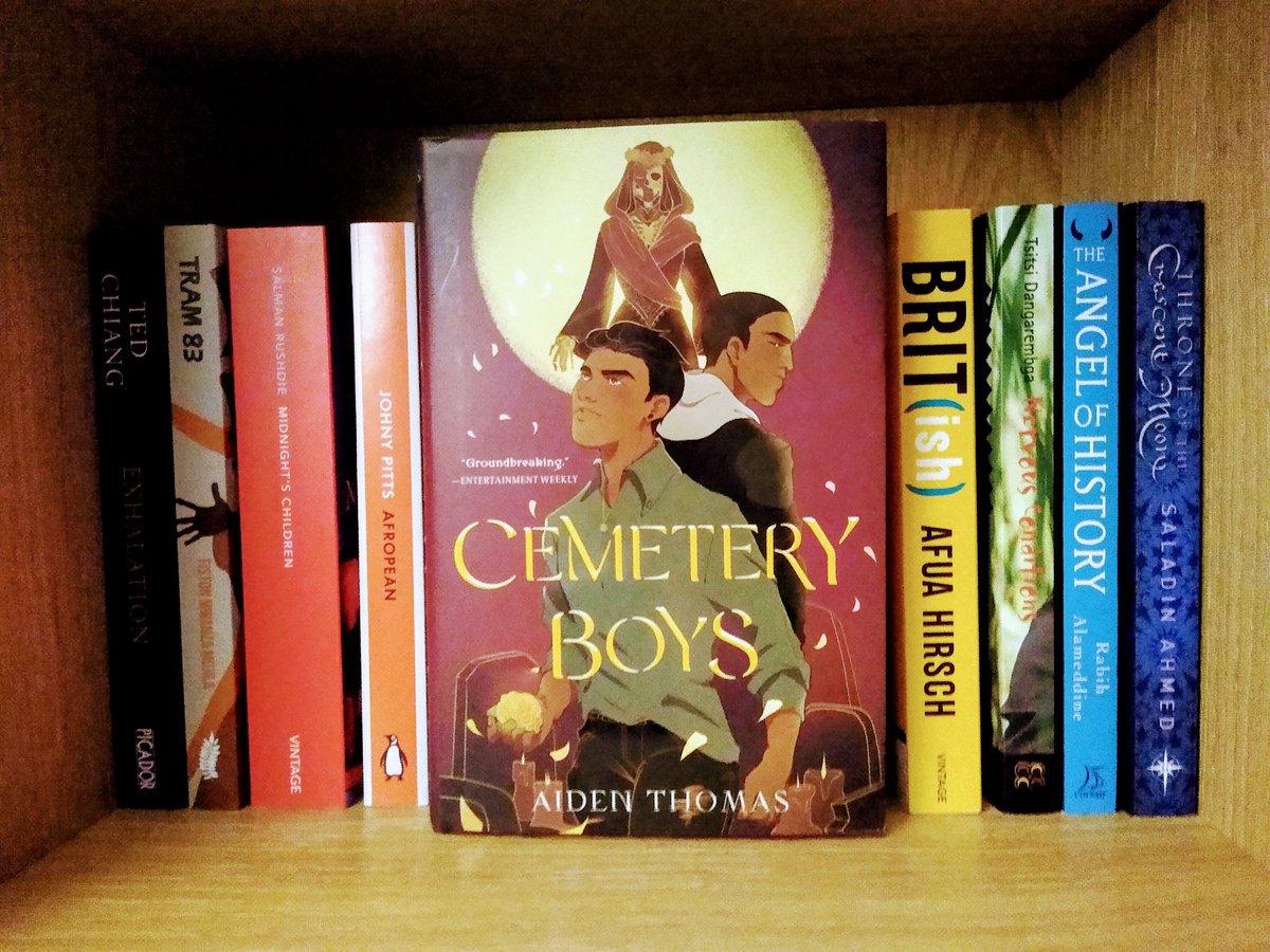 "Cemetery Boys" by Aiden Thomas is a queer YA fantasy novel about a trans teen in LA who tries to prove to his family that he's a man by finding the ghost of his murdered cousin before the Día de Muertos - but accidentally summons the ghost of a classmate instead.