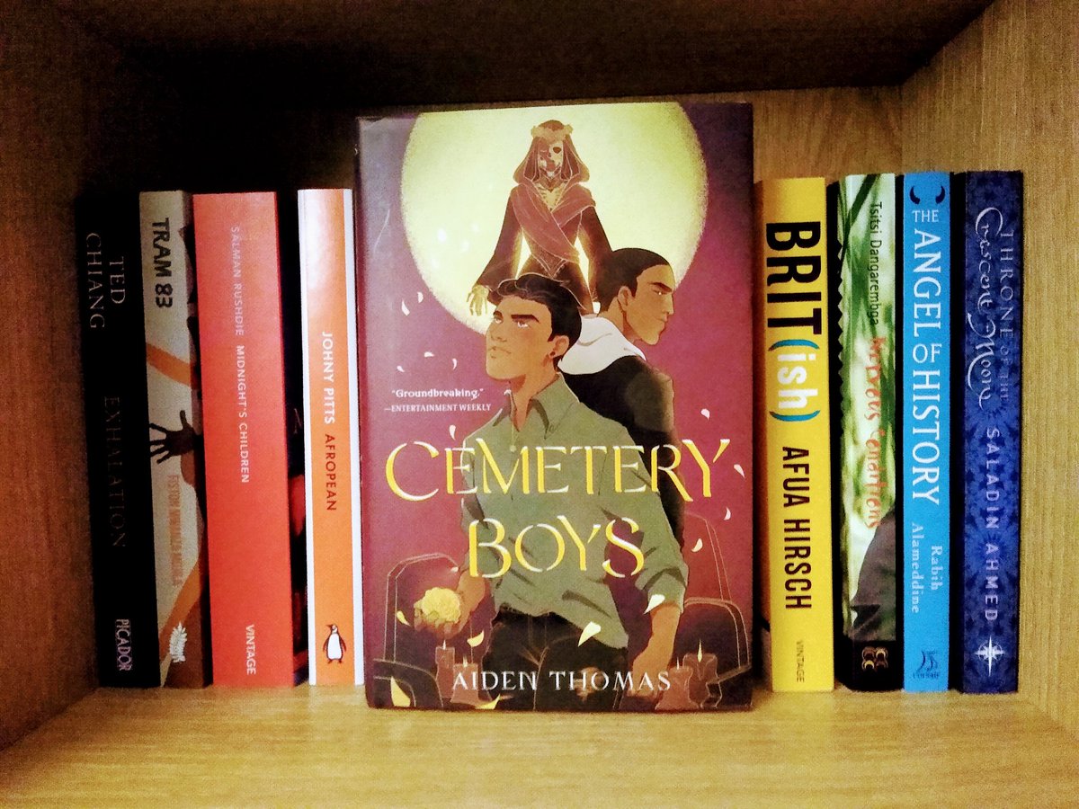 "Cemetery Boys" by Aiden Thomas is a queer YA fantasy novel about a trans teen in LA who tries to prove to his family that he& #39;s a man by finding the ghost of his murdered cousin before the Día de Muertos - but accidentally summons the ghost of a classmate instead.