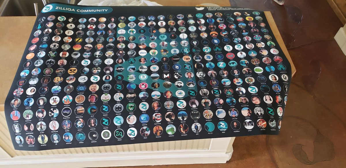 mrflaco208's tweet photo. @vector1618 finally received my poster all the way from Espana. Paid with $Zil staking rewards, will sacn for $xport. #Zilliqa paid me! https://t.co/Hf2u0kpwq1