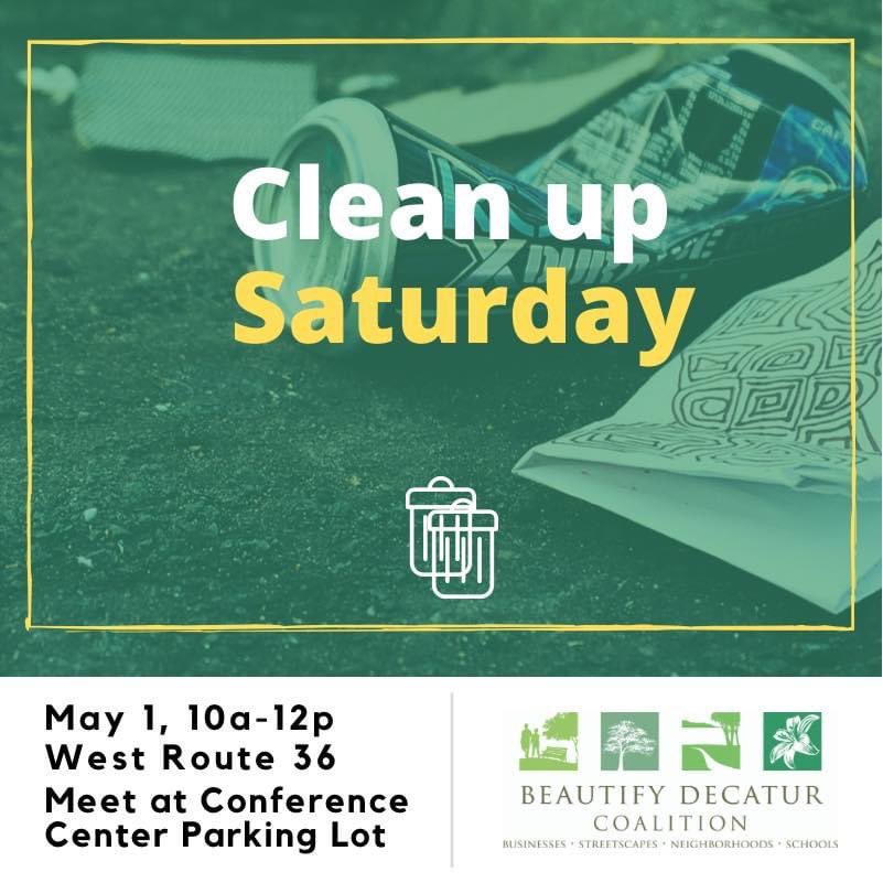 beautifydecatur's tweet image. THIS SATURDAY!!

LITTER CLEAN-UP ON WEST ROUTE 36

#DecaturIL #keepDecaturBeautiful #litterpick #litterfree #littering
