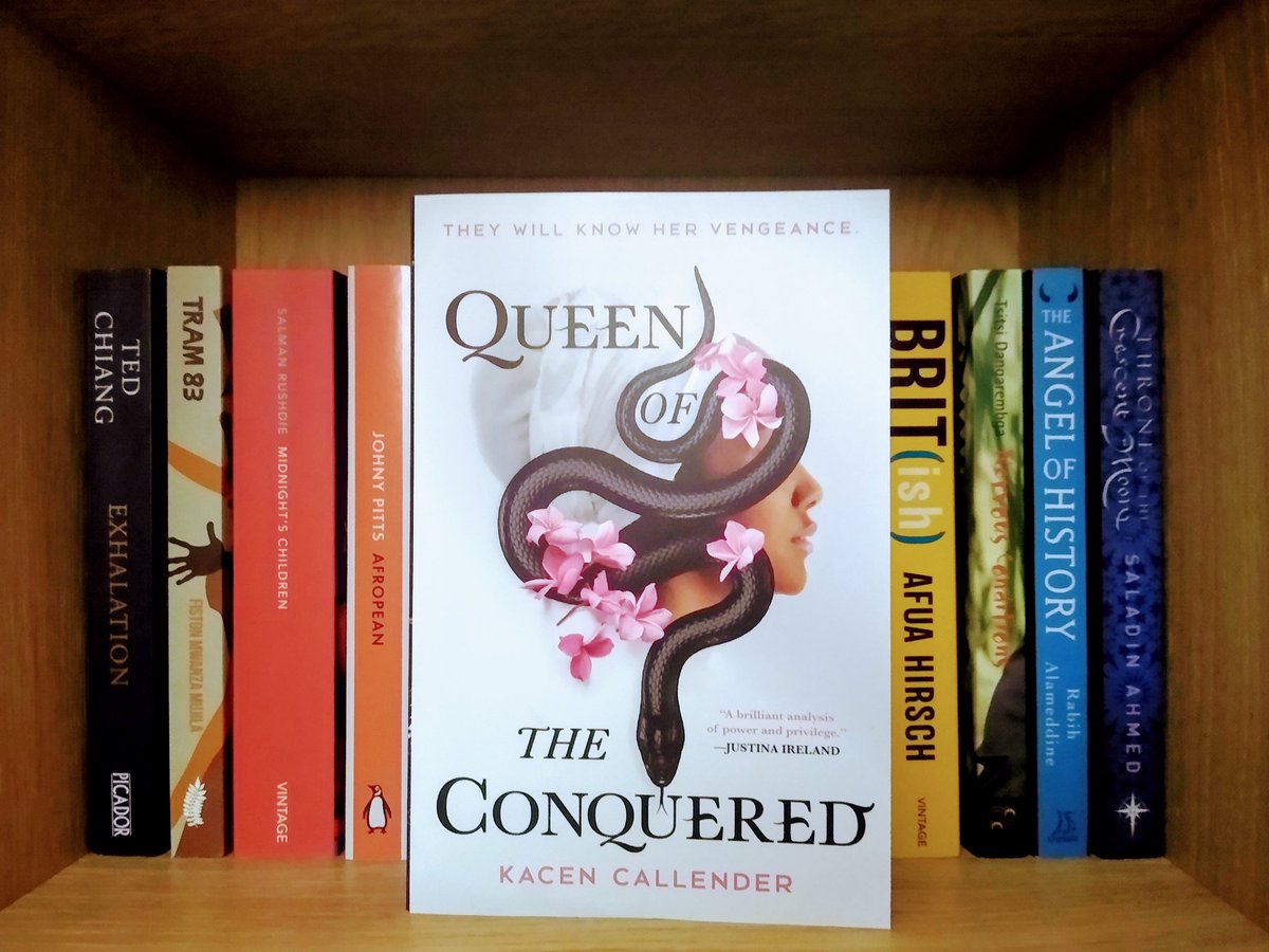 In "Queen of the Conquered", a secondary-world fantasy (the first in a series) heavily influenced by the Caribbean islands, Kacen Callender offers the story of Sigourney Rose, last survivor of a noble family who seeks revenge against the colonisers & enslavers who killed them.