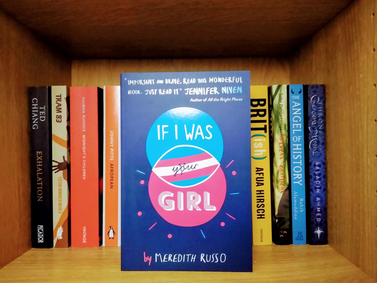 "If I Was Your Girl", by Meredith Russo, is a YA book about Amanda, a young trans girl negotiating life at a new school, and exploring teenage romance, while worrying about how her new friends will react when they find out that she's trans.
