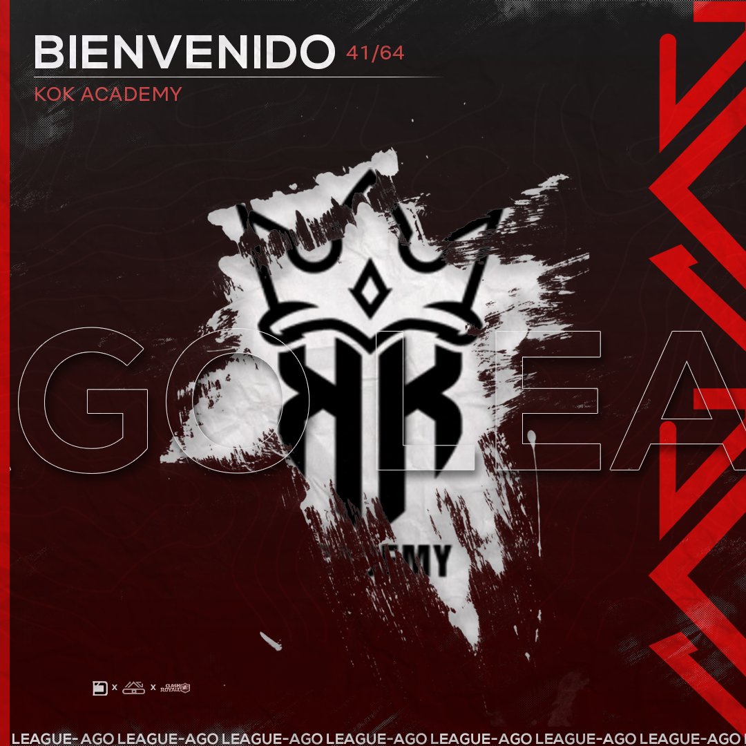 #ClashRoyale × ¡PRESENTACIONES!

¡Bienvenidos 🇵🇪 @KOK_Academy ! Les deseamos mucha suerte en esta 2da Edición de la #AGOLEGUE.

💬 ¿Serán ellos los campeones en esta edición?

(41/64)

#GOAGO