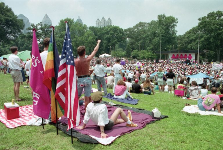 As the city and the park grew, it became a melting pot for the diversity of the city. In the 1960-70’s it was a refuge for hippies.  It held its first Pride in 1971.  In 1983, it was closed to through traffic creating a more pedestrian friendly park.