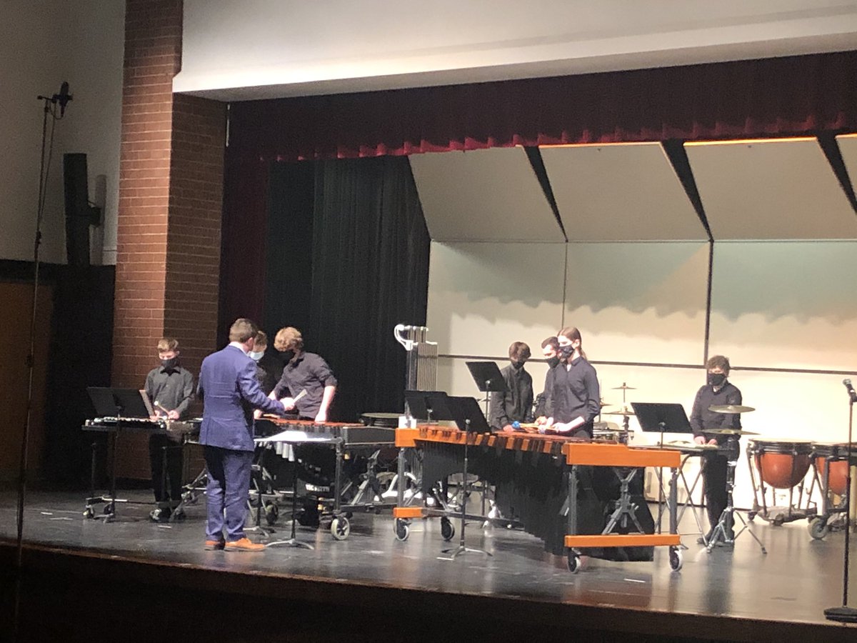 The award winning and multitalented MHS Percussion Ensemble.  Check them out at milfordathletics.org/about-us/live-… @MHS_Kauffman @MHS_Haluga <a href="/Stacy_SmithEDU/">Stacy Smith</a> @MHS_Ferguson <a href="/MilfordBands/">Milford Bands</a> <a href="/Milford_Schools/">Milford Schools</a>