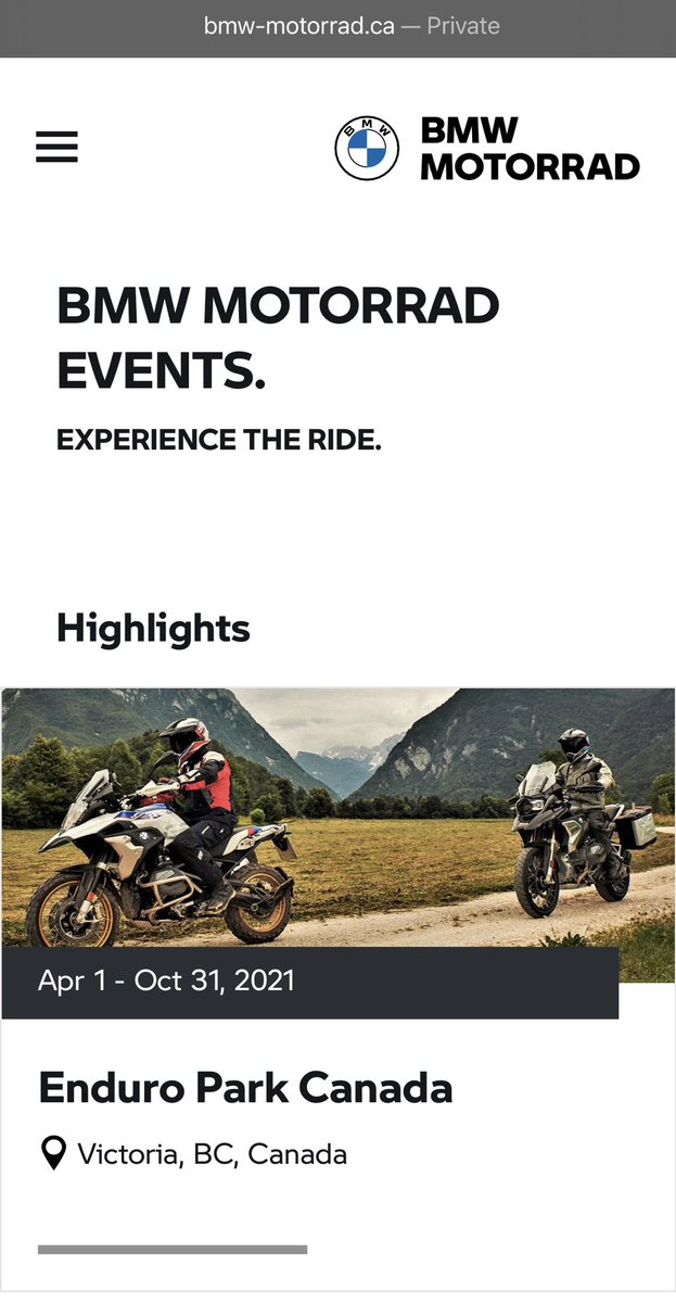 ParkEnduro's tweet photo. Really excited to be on the BMW Motorrad Canada 🇨🇦 website !! First full time Enduro Park in Canada.  Thanks for the support @BMWMotorrad @advancedriderbc @BMWMotorradCA @CTVNewsVI https://t.co/drbMgIlIxr