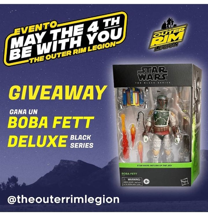 avanzadaferrix's tweet image. Brutal #Giveaway Ganate este Boba Fett Deluxe Black Serie!! Sigue a @theouterrimlwgion en Instagram para más detalles!#starwars #MayThe4thBeWithYou